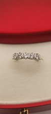 ANELLO MEZZA RIVIERA ARGENTO E