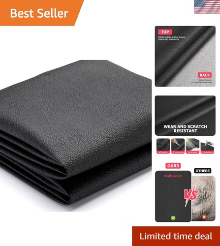 Tessuto vinile ecopelle nero - vinile,