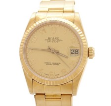 Rolex Date Just 31 ref. 68278 Oro Bracciale Oyster