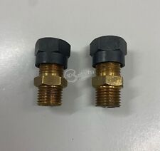 Coppia di raccordi Sifi cod. 5000 in ottone per tubo Ø 8 filetto 1/4 campeggio