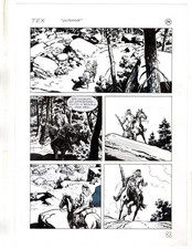 Tex - La banda dei serpenti - p.88 - Ernesto Seijas - Tavola Originale  - 2016