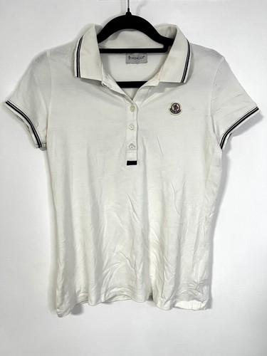 Moncler polo shirt white 12y - polo, t-shirt