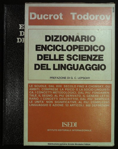 Todorov ducrot dizionario - ducrot,