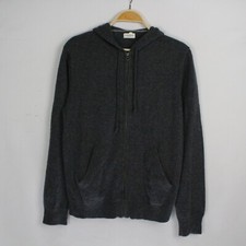 Felpa Club Monaco da Uomo Grigio 100% Cashmere Taglia 48 Taglia M