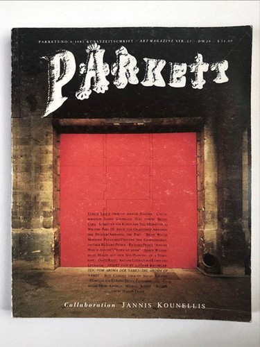 Jannis kounellis art book - kounellis,