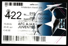 BIGLIETTO Ajax Amsterdam -