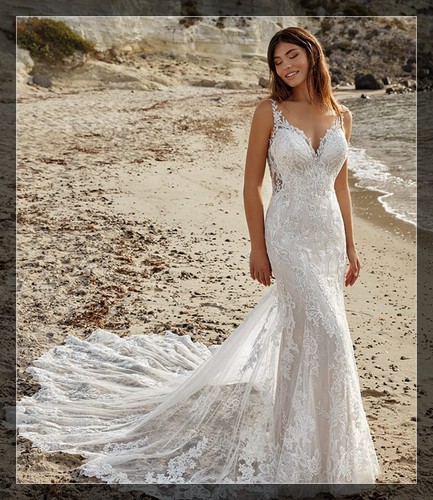 Lussuoso abito sposa pizzo - lussuoso,