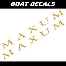 Adesivo barca maxum cm - maxum, 86
