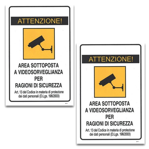 Cartello 20x30cm segnale - 20x30cm,