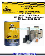 KIT TAGLIANDO 4 FILTRI + 4 LT OLIO BARDAHL SMART FORTWO 450 I 800 CDI 41CV >2007