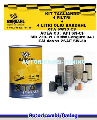 Kit tagliando filtri 4 lt - tagliando,