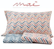 Completo letto in flanella MATRIMONIALE VIA ROMA Maè articolo MATTIAS Var. MULTI