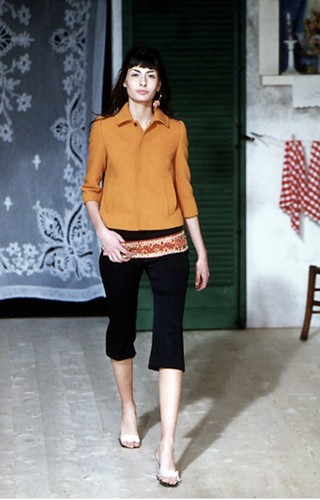 Giacca lana arancione dolce - giacca,
