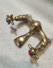 Antico Miscelatore Acqua Calda/Fredda Bronzo