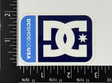 Adesivo DC Shoes blu logo