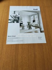 KNOLL COLLEZIONE WARREN PLATNER DESIGN 1966-2021 ARREDO  AD PUB
