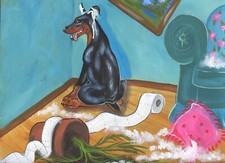 Stampa Doberman 8 x 10, " Time