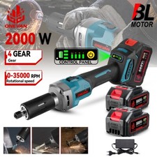 2000W Smerigliatrice Brushless A Batteria 4 marce Smerigliatrice assiale dritta