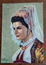 4827 CARTOLINA  COSTUMI SARDI