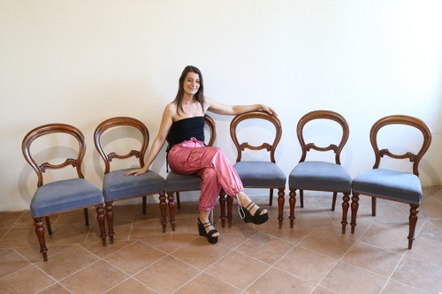 Sedie vittoriane inglesi - sedie,
