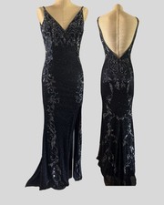 Primavera black sequin beaded - primavera,