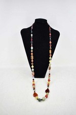 Collana Pietre Dure Colorate 120 Cm
