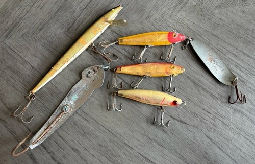 Lotto esche pesca vintage - 6,