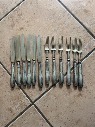 Antico set servizio argento - in,