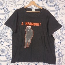 A 'NFAMONI Chi Roma Ferisce De Mazzone Perisce Rarissima FAN T-SHIRT ROMA CALCIO