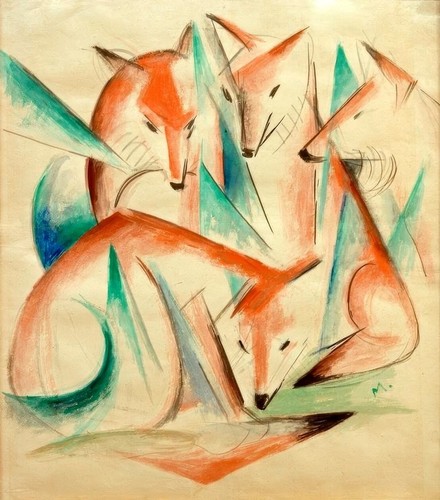 Franz marc quattro - marc:, volpi