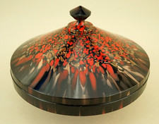 Vincenzo Nason Scatola vaso pasta vetro Murano oro 1900 XX Design moderno