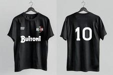 T-shirt Napoli Again 4 scudetto anni 80 buitoni personalizzata cotone