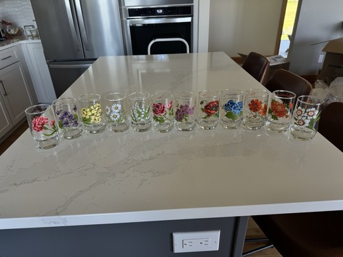 Set bicchieri vintage brockway - bicchieri,