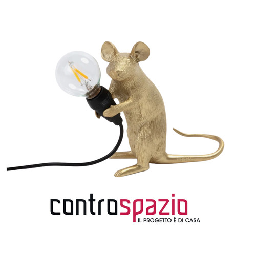 Lampada resina mouse lamp - mouse,