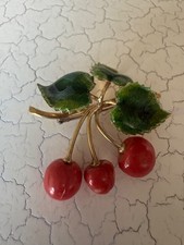 spilla antica oro 750 tre