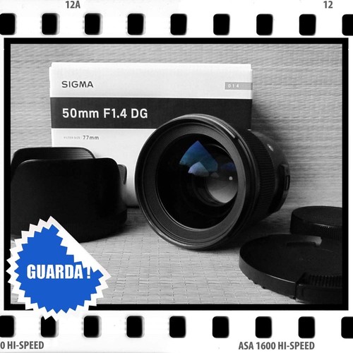 Sigma 50mm hsm art - f/1.4,