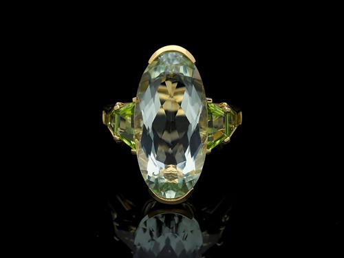 Anello peridoto ametista 80 - anello,