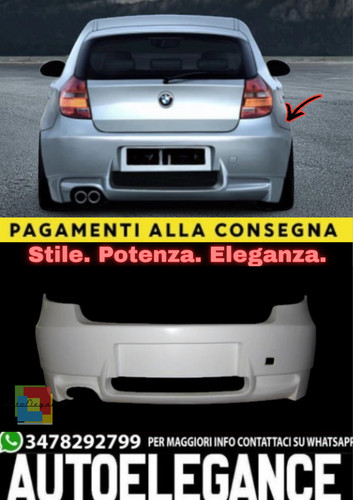 Paraurti posteriore per bmw - paraurti,
