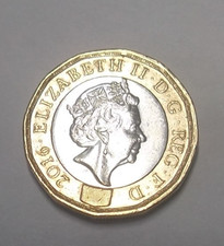 ELIZABETH II -D-G- REG. F.D.- MONETA ONE POUND DEL 2016