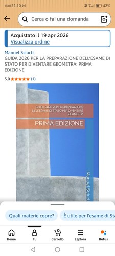 Libro scuola geometra - libro, di