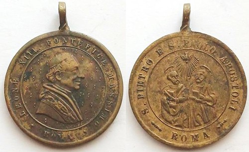 Medaglia leone xiii san - medaglia,