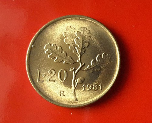 Lire 1981 errore - lire, buccia