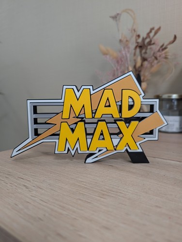 Logo mad max plaque - max,