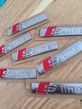 Originale Audi s line scritta