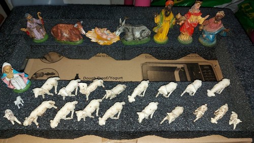 Presepe pezzi stock - presepe,