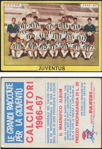 Calciatori panini 1966 - calciatori, 1966-67