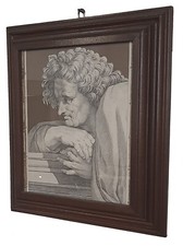 Quadro riproduzione ritratto scuola di Atene