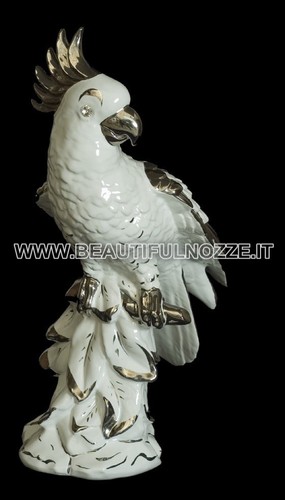 Pappagallo cacatua ceramica - pappagallo,