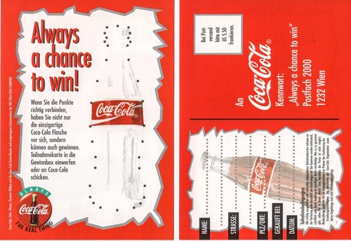 Coca cola cartolina - cartolina, "always