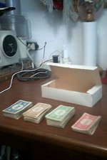 lotto banconote vintage di monopoli varie pezzature brevettate in italy leggi